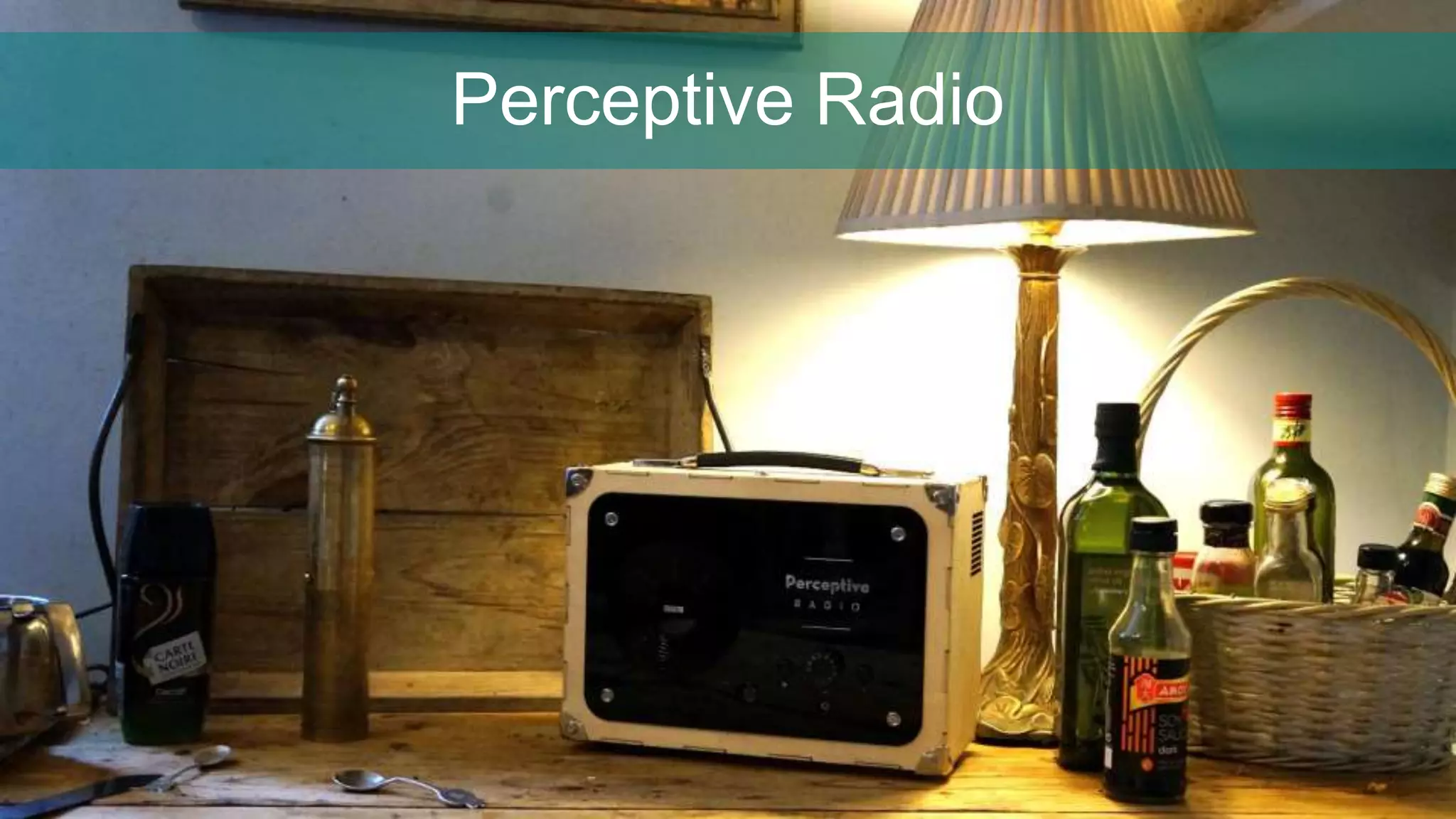 Perceptive Radio
 