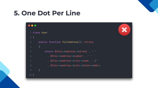 5. One Dot Per Line
 