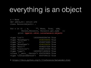 Object.__class__.__dict__ - python object model and friends - with ...