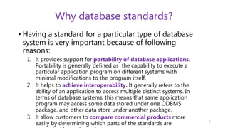 Object database standards, languages and design | PPTX