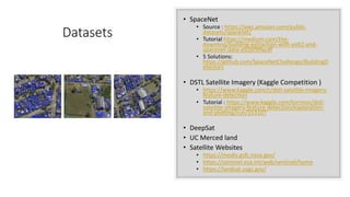 Object extraction from satellite imagery using deep learning | PPT