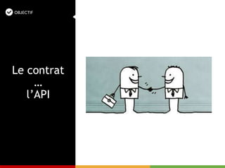 Le contrat
…
l’API
 