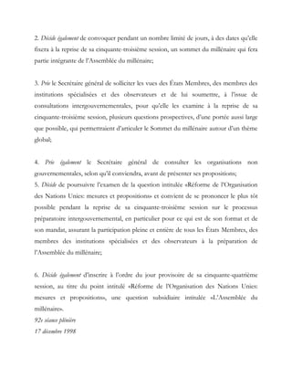 Objectifs du millennaire alain ndedi