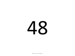 Révisons les chiffres ! 48 