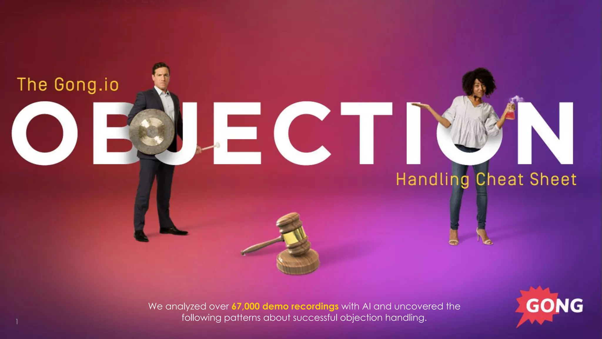 The Gong.io Objection Handling Training Deck PPT