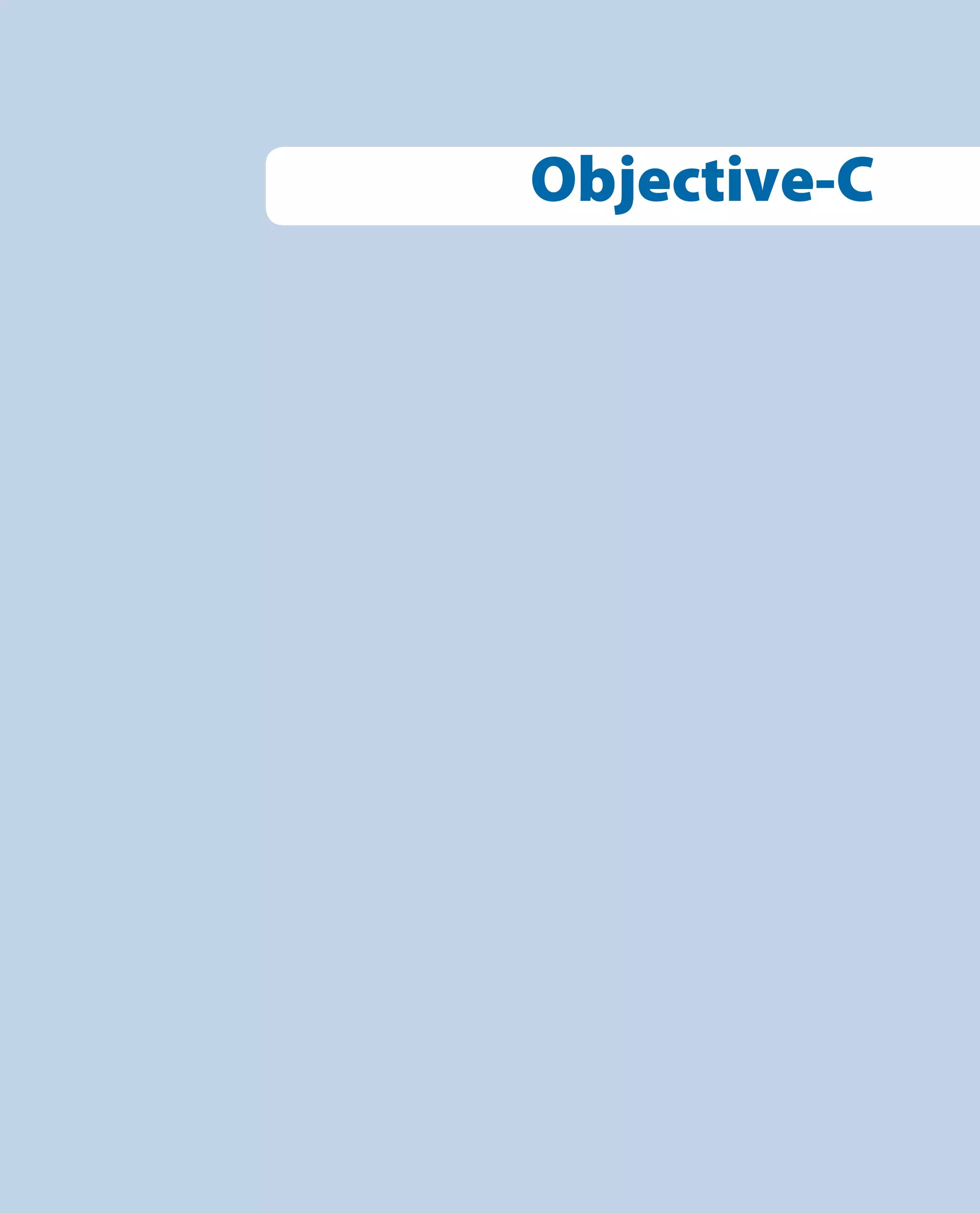 Objective-C
 