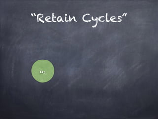 “Retain Cycles”
o1
 