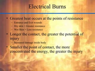 Objective 60, Burns PP.PPT in adults and children | PPT