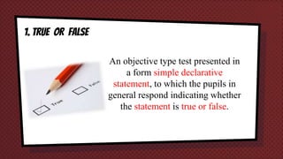 what is objective and essay test