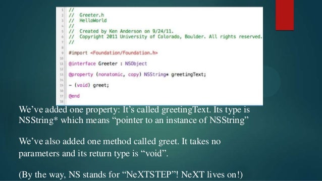 Introduction to Objective C