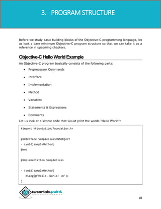 Objective c tutorial | PDF