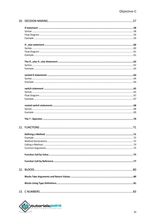 Objective c tutorial | PDF
