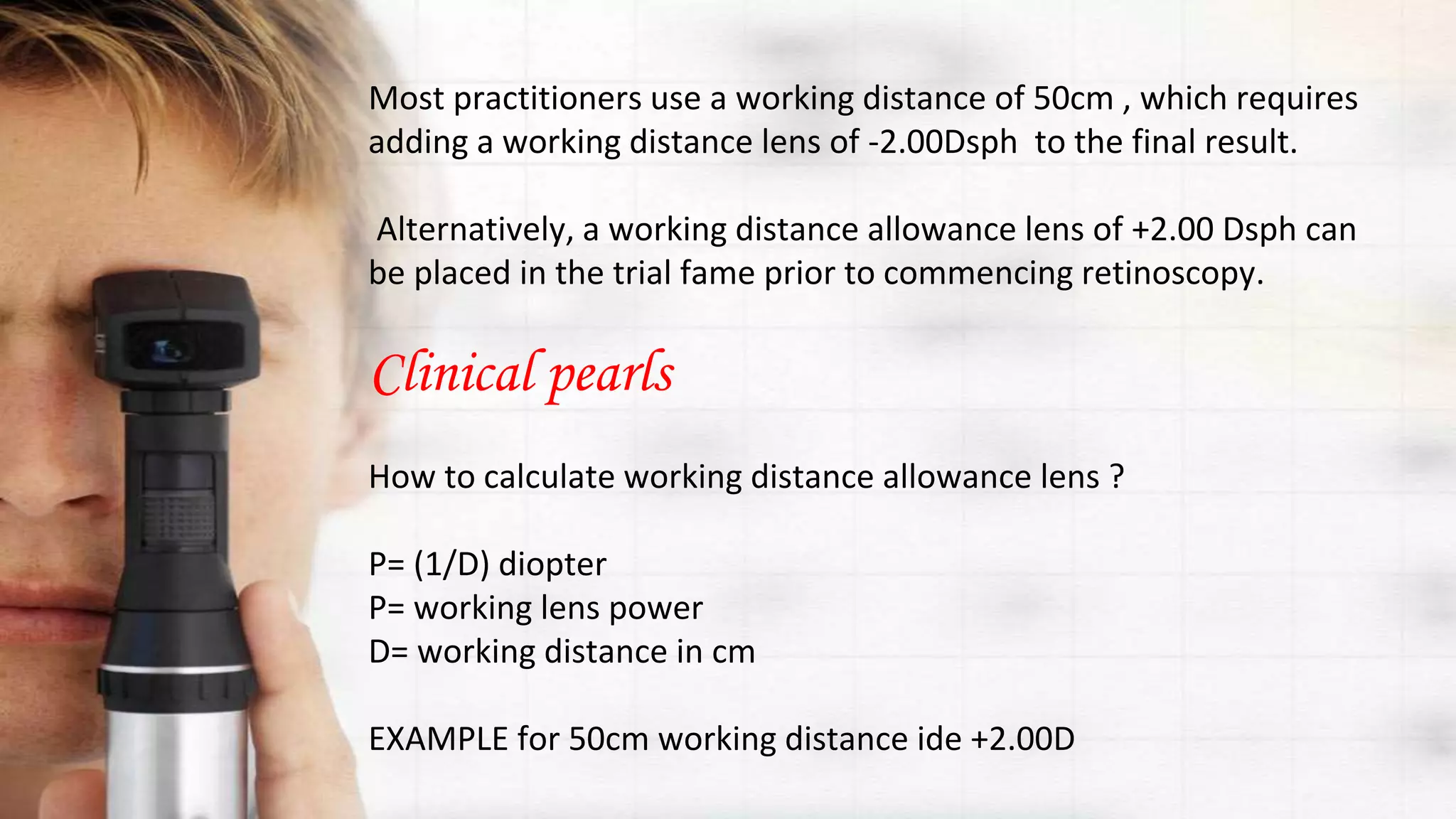 Objective Retinoscopy Objective retinoscopy | PPTX