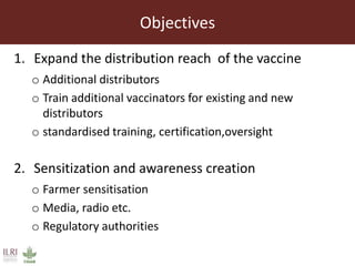 Scaling up the delivery of ITM in Tanzania through facilitation of ITM delivery value chain: Objectives of the inception workshop