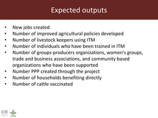 Scaling up the delivery of ITM in Tanzania through facilitation of ITM delivery value chain: Objectives of the inception workshop