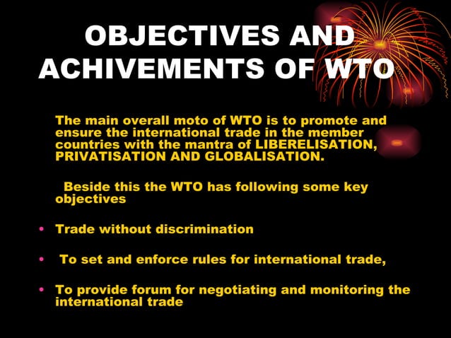 what is wto and its objectives