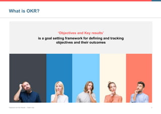 What is OKR?
Objectives and Key Results | Goldin Jose 2
‘Objectives and Key results’
is a goal setting framework for defining and tracking
objectives and their outcomes
 