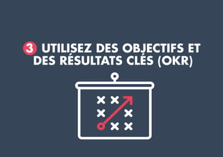 3 UTILISEZ DES OBJECTIFS ET
DES RÉSULTATS CLÉS (OKR)
 