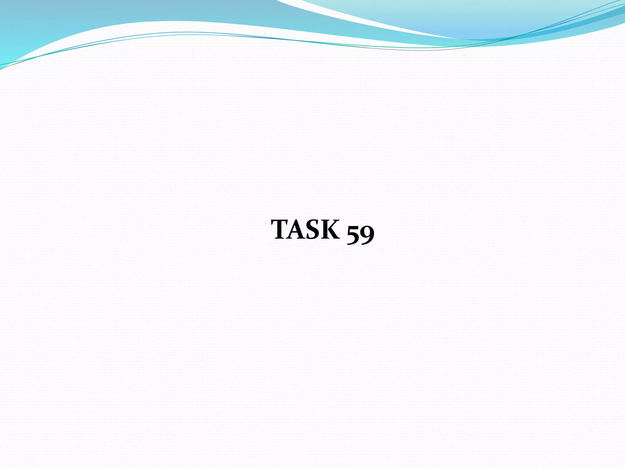 TASK 59
 