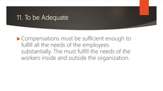 Objectives of compensation management | PPT