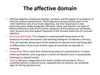 Objectives of curriculum | PPTX