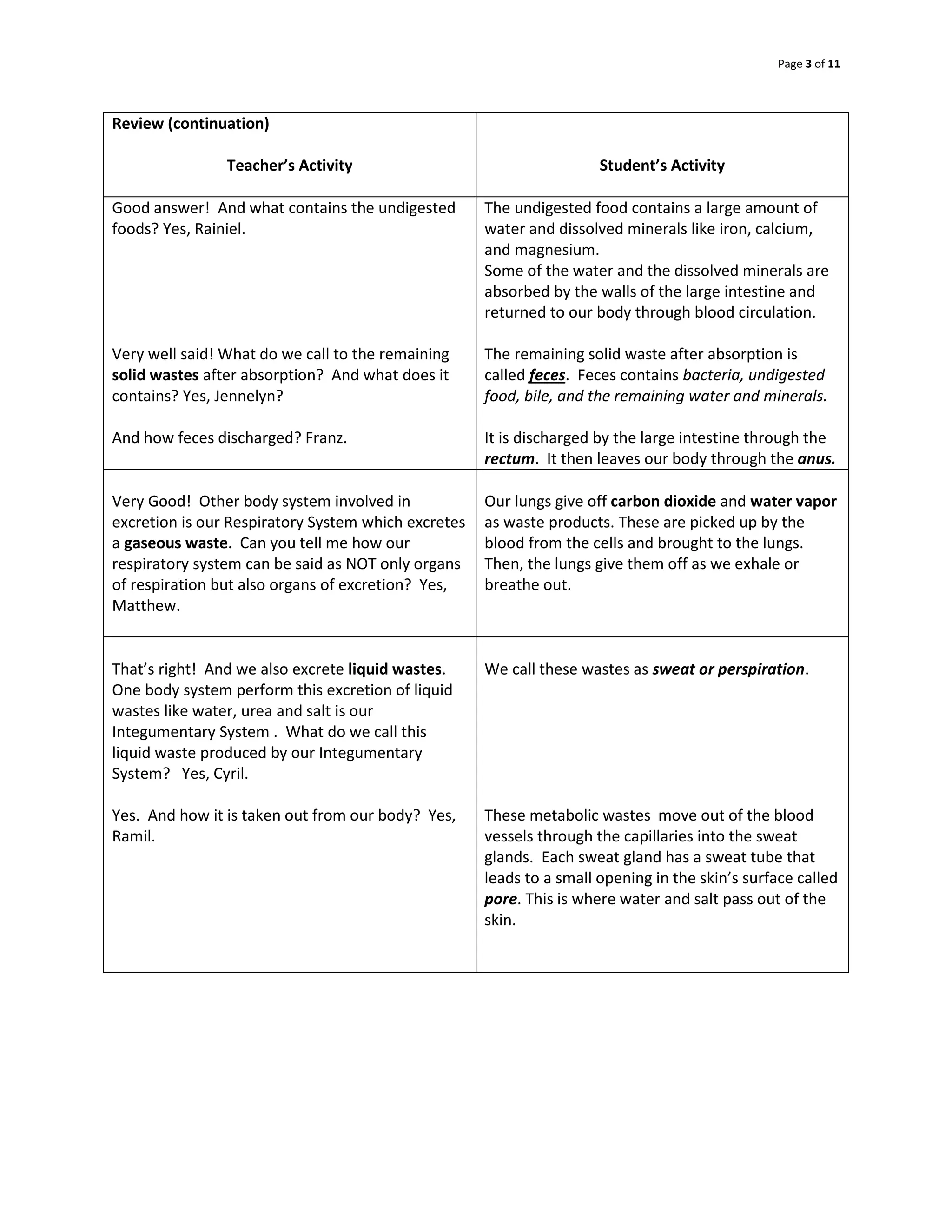 Describe the major disorders of the urinary system and treatments.SUBJECT MATTER: Respiration and Excretion<br />                                   Topic:  EXCRETION                                <br />                             Subtopic:  Urinary System<br />MATERIALS:<br />Visuals Aids 