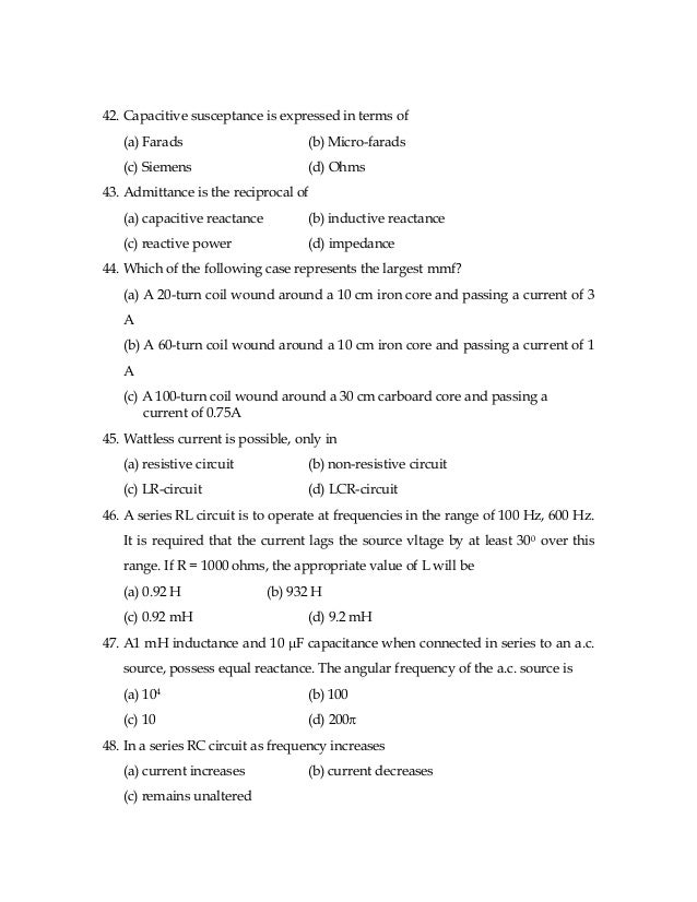 Electrical Wiring Objective Questions Home Wiring Diagram