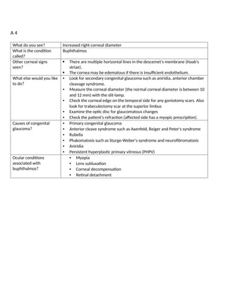 Secondary Rx Objective Structured Clinical Examination (OSCE) Ophthalmology ...