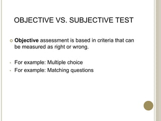 Objective test | PPT