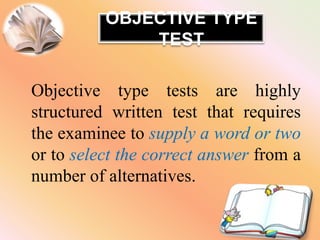Objective test bsc second year copy | PPTX