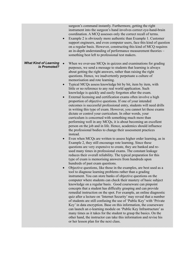 Objective Tests PDF Educational Assessment Education Objective tests pdf educational assessment education