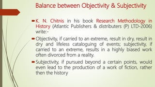 Objectivity and subjectivity in social science research | PPTX