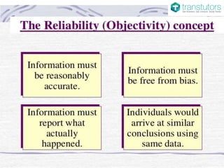 Objectivity Principle | Accounting | PPT
