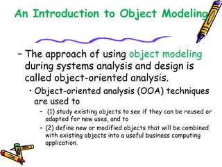 Object modeling | PPTX