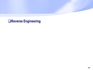 Reverse Engineering
44
 