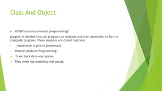 Class or Object | PPT