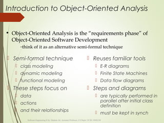 Object oriented and analysis | PPT