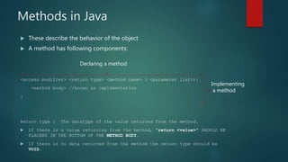 Object oriented concepts | PPT