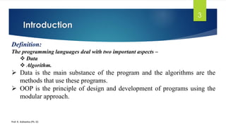 Object oriented concepts ppt | PDF | Programming Languages | Computing