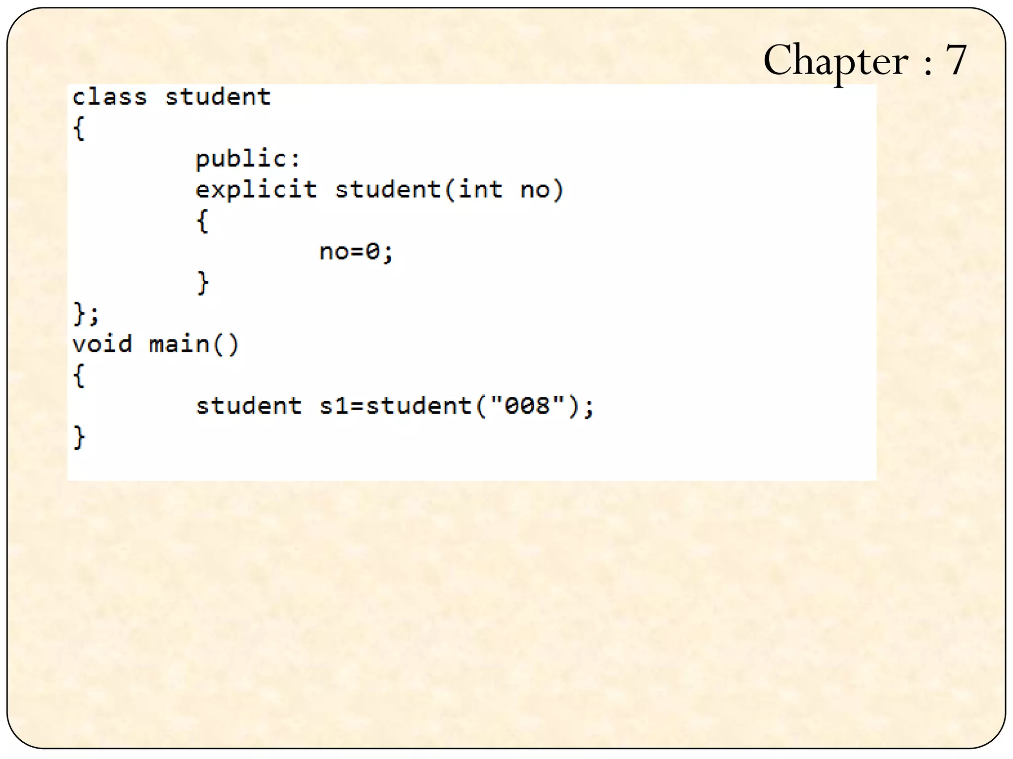 Chapter : 7
 