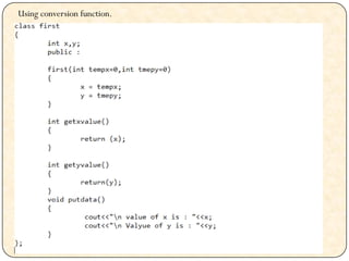 Using conversion function.
 
