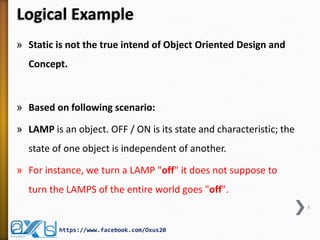 Object Oriented Concept Static vs. Non Static | PDF