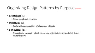 Object Oriented Design Patterns | PPT