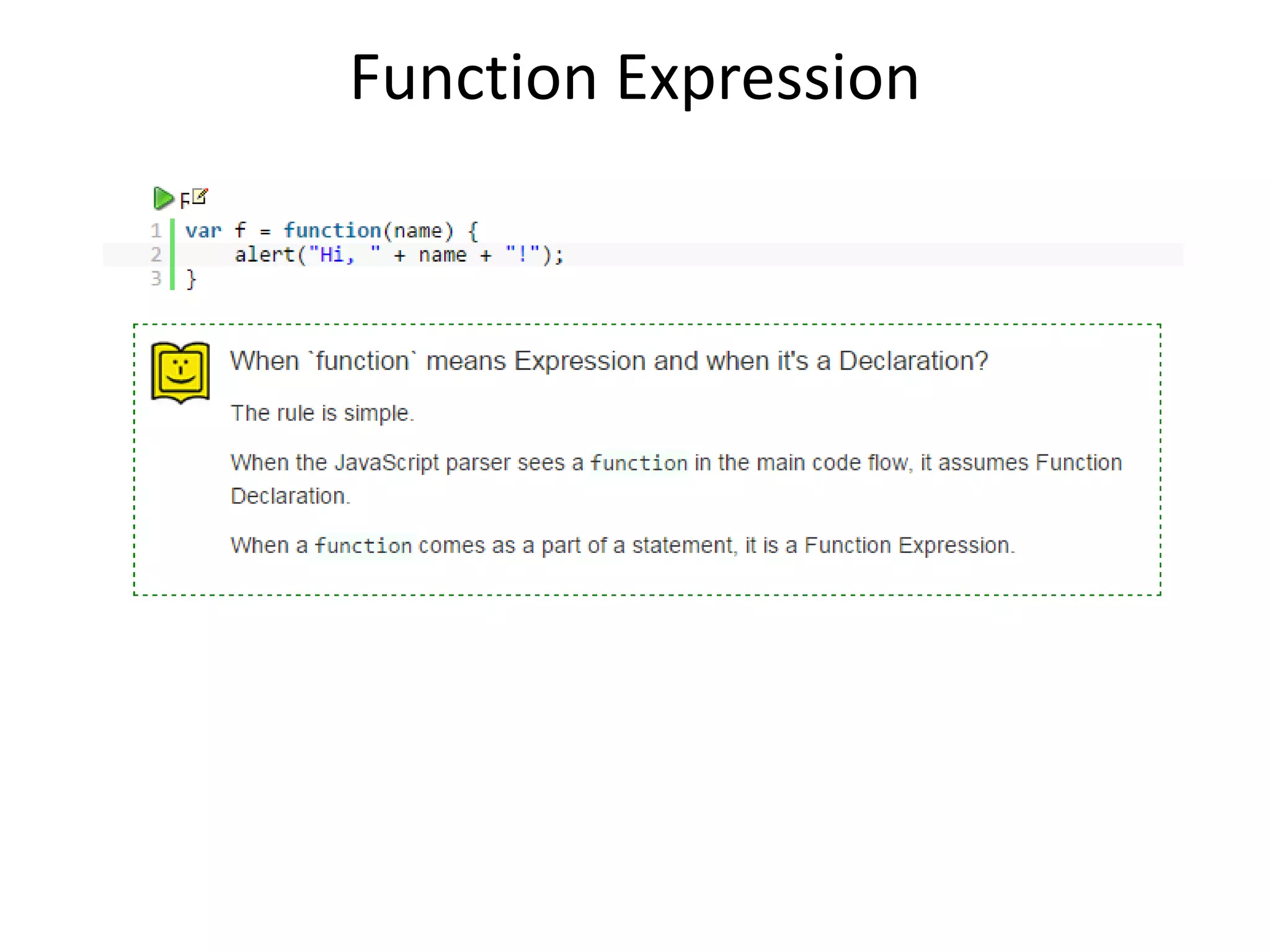 Function Expression 