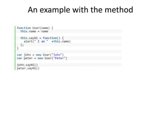 An example with the method
 