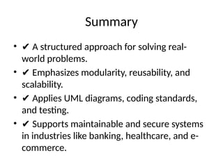 Object Oriented Modelling using UML Methodology | PPTX