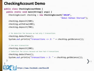 Object Oriented Programming with Real World Examples | PPT