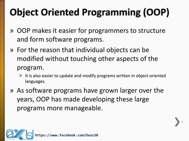 Object Oriented Programming with Real World Examples