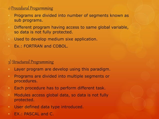 Object oriented programming | PPT