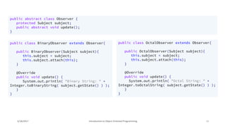 Introduction to Object oriented Design | PDF